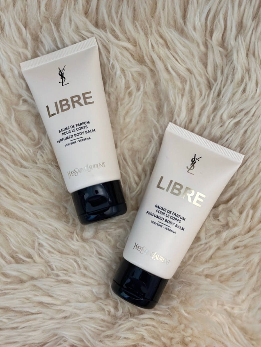 Yves Saint Laurent Libre Perfumed Body Balm — Cream & Black Accents